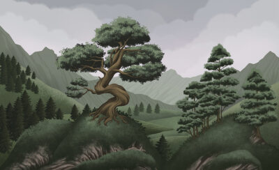 Fairytale-Woodland-Wallpaper